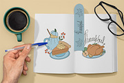Thanksgiving Procreate Stamps, a Brush Add-On by Mari_Caliart (Thumbnail 4 of 8)