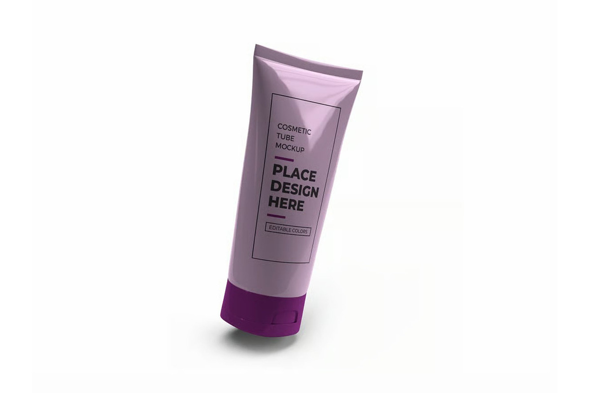 Cosmetic Tube Packaging Mockup, a Packaging Mockup by DesignRushMarket (Photo 8 of 11)