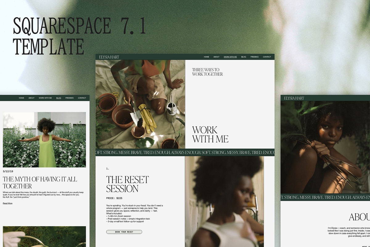 Coaching Squarespace Template, a Squarespace Template by Of July Studio (Photo 3 of 9)