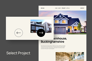 Architecture Website UI KIT Template