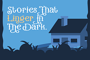 Ghost Scribe: Eerie Handwritten Font, a Handwritten Font by Helotype (Thumbnail 7 of 8)
