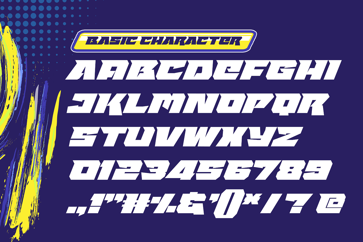 Racing Font – Sport and Racing Font, a Serif Font by Gassstype (Photo 9 of 9)