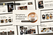 Cafe Presentation Template Slides, a Presentation Template by Antstheme (Thumbnail 1 of 2)