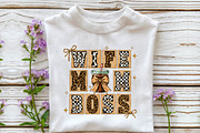Mother's Day Wife Mom Boss Png, a Work Illustration by DreamPrint404 (Thumbnail 2 of 7)
