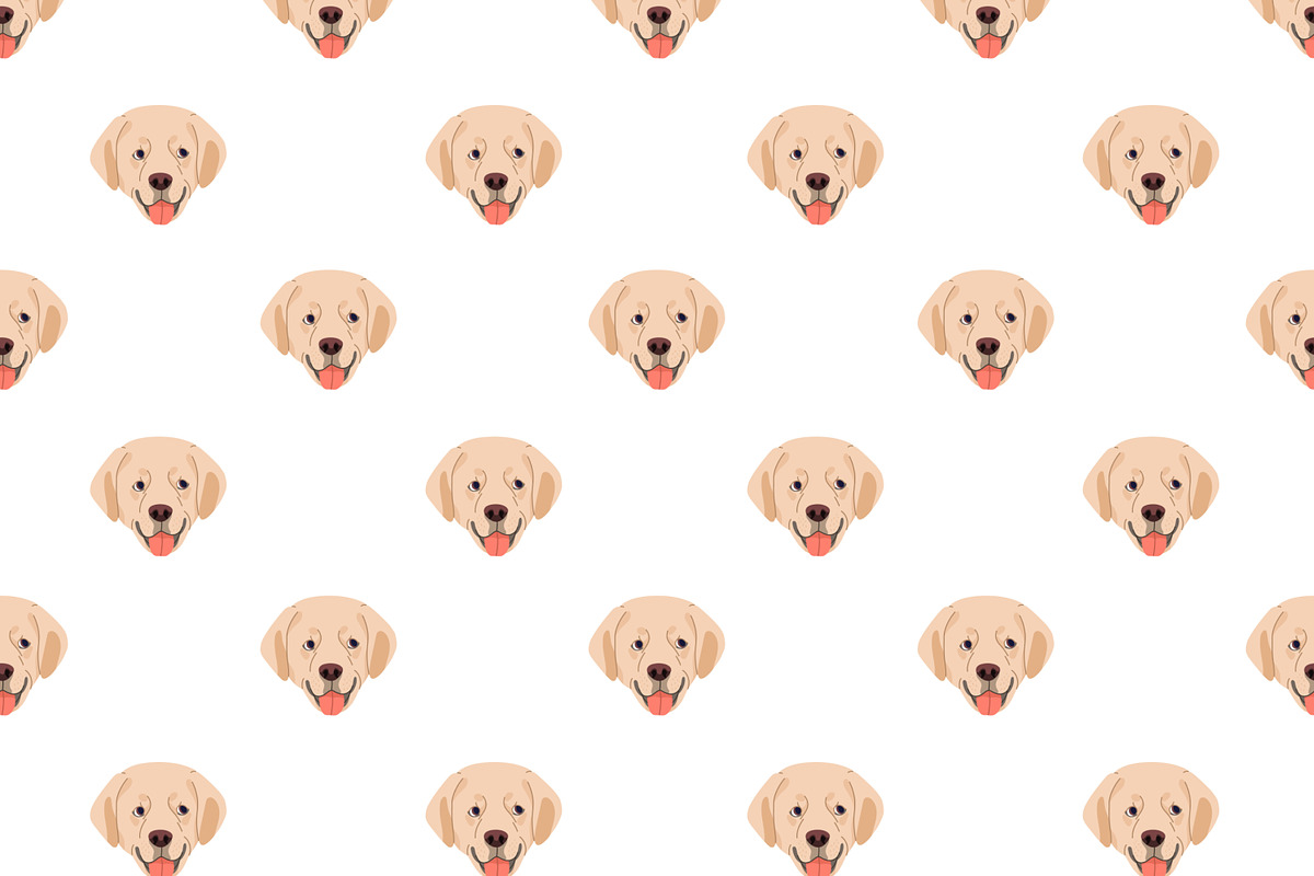 Labrador retriever dog set, patterns, an Animal Illustration by Good Studio (Photo 4 of 11)