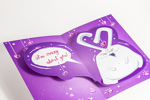 Crazy Bunny DIY Pop Up Card