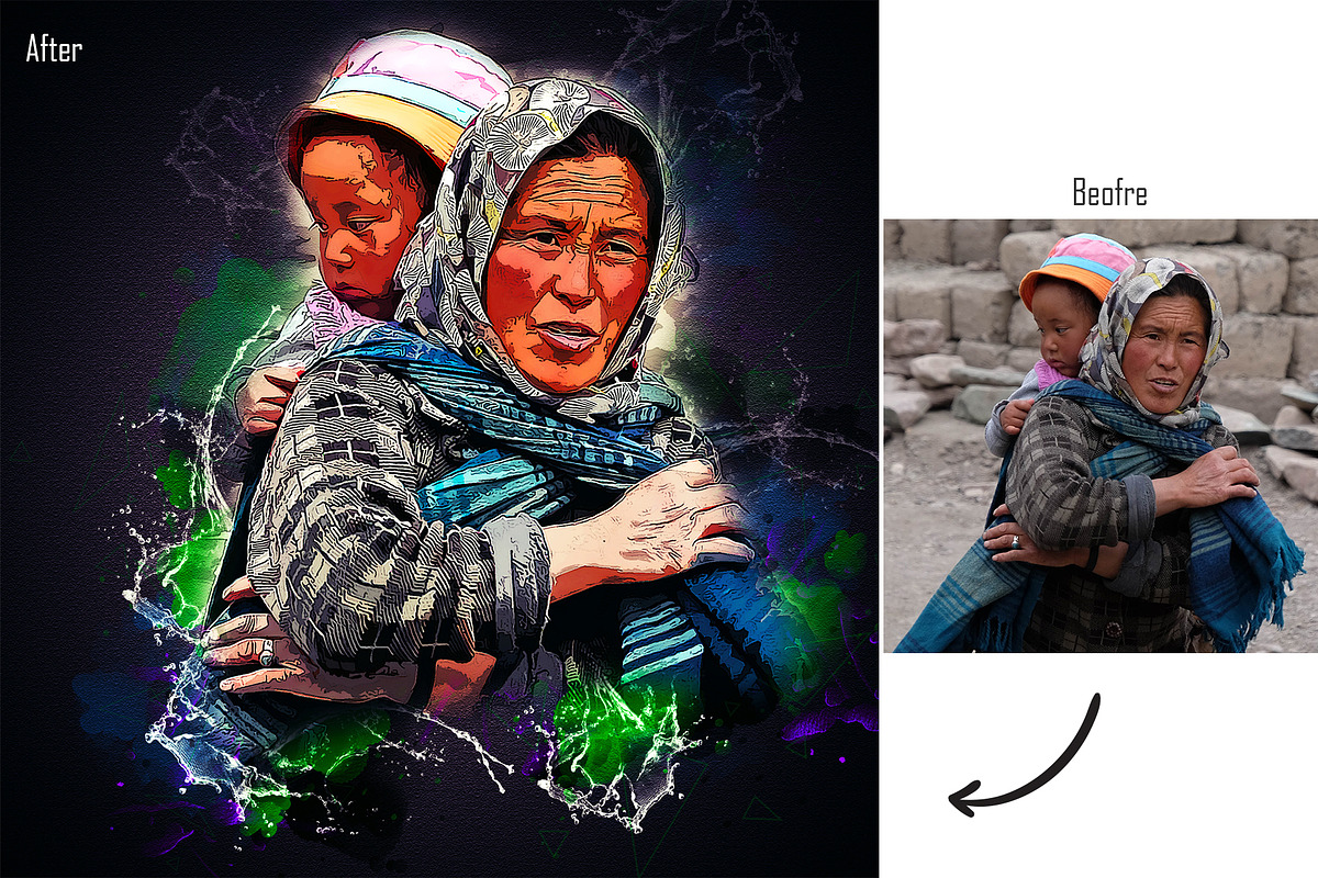 Quick Comic Photoshop Action, an Action Add-On by Presets Pond (Photo 9 of 10)
