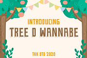 Tree D Wannabe - Kids Font, a Font by tokokoo (Thumbnail 4 of 11)