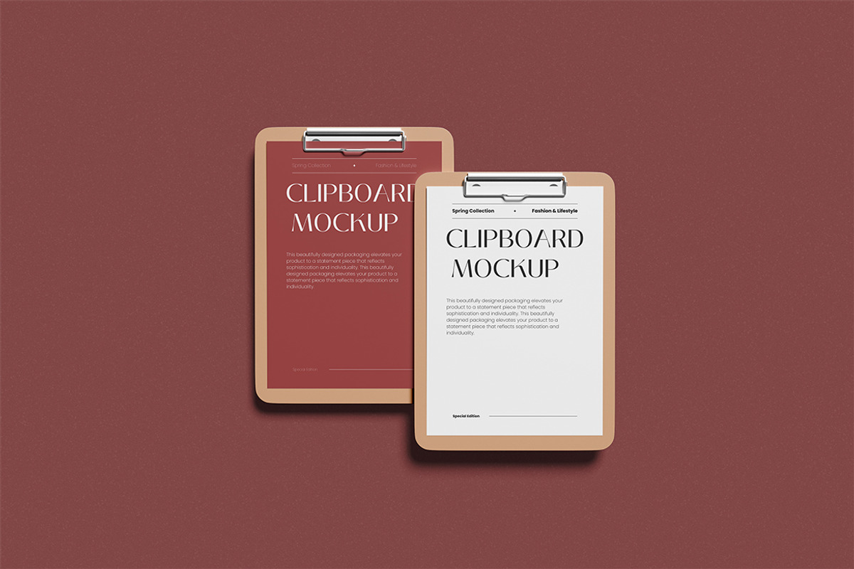 Clipboard Mockup, an Advertising Mockup by Pikachudesign (Photo 2 of 5)