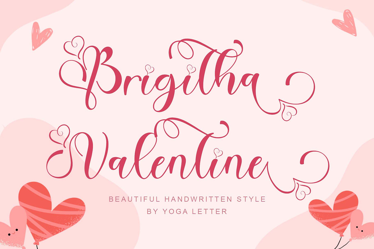 With Lovely Font Bundle, a Handwritten Font by Yoga Letter (Photo 9 of 10)
