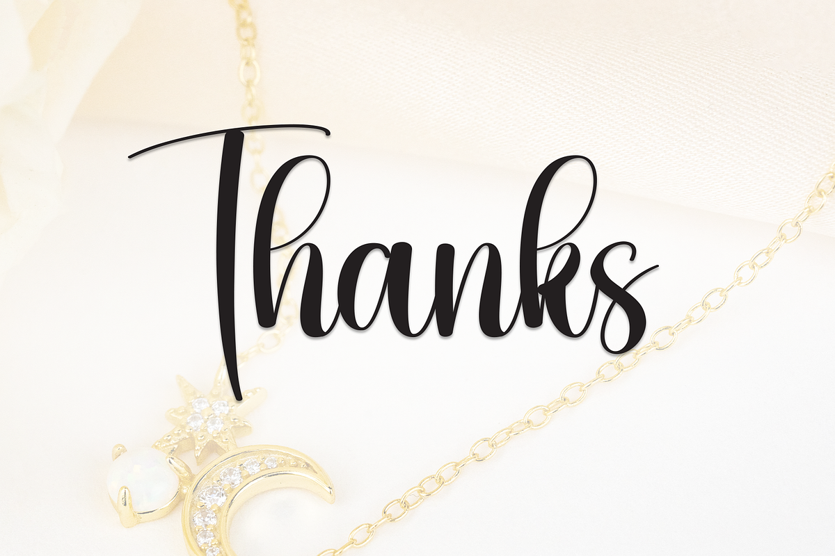 Jewelry | Script Font, a Handwritten Font by Scratchones (Photo 8 of 8)