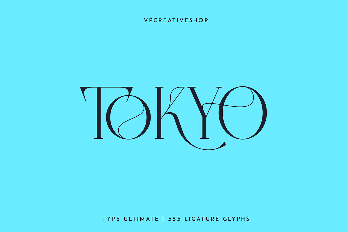 Type Ultimate - serif logo font, a Serif Font by VP Fonts (Photo 12 of 24)