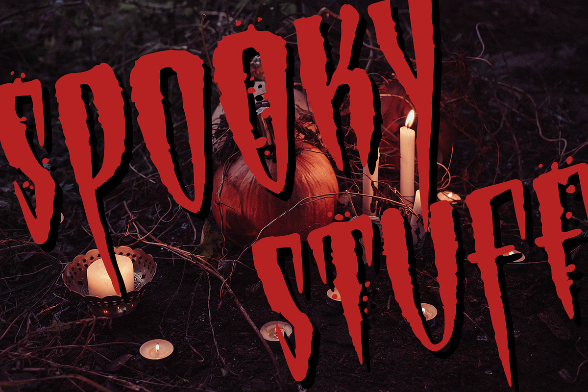 Ghost Terror, a Handwritten Font by Ditatype (Photo 4 of 10)