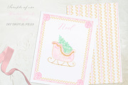 Winter Pink Sleigh, an Illustration by LABFcreations (Thumbnail 2 of 4)