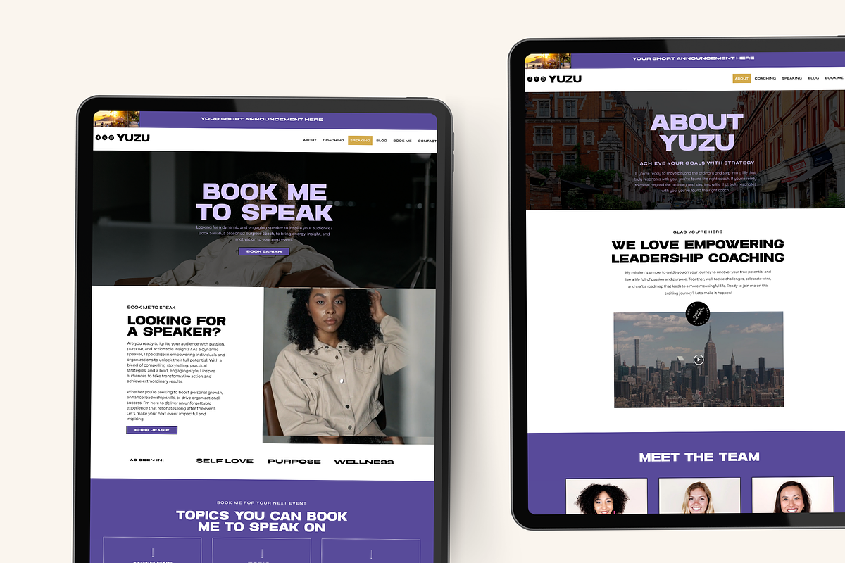 Premium Wix Template for Coaches, a Wix Template by JOA CREATIVE LAB (Photo 5 of 6)