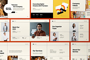 Cream Project Manager Google Slide, a Presentation Template by graphicook (Thumbnail 1 of 4)