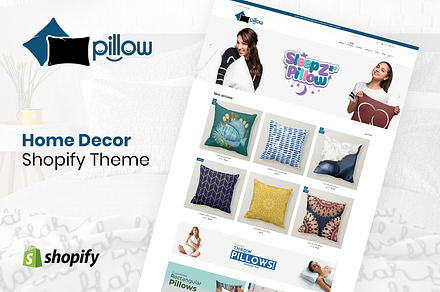 Pillow Home Decoration Shopify Theme, a Shopify Template by ThemeTidy Shopify Agency