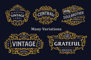 Victorian Vector Ornaments Vol. III