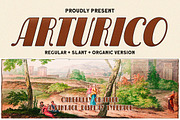 Arturico - Vintage Display, a Font by Letterhend Studio (Thumbnail 1 of 9)