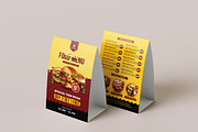 Restaurant Table Tent Flyer, a Poster Template by GreenPixi (Thumbnail 1 of 4)