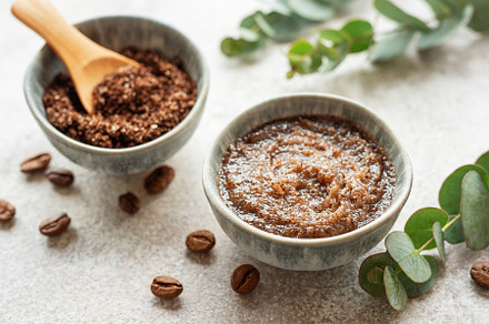 Handmade coffee scrub., a Beauty & Fashion Photo by Olena Rudo
