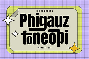 Phigauz Foneopi Sans Serif Rounded