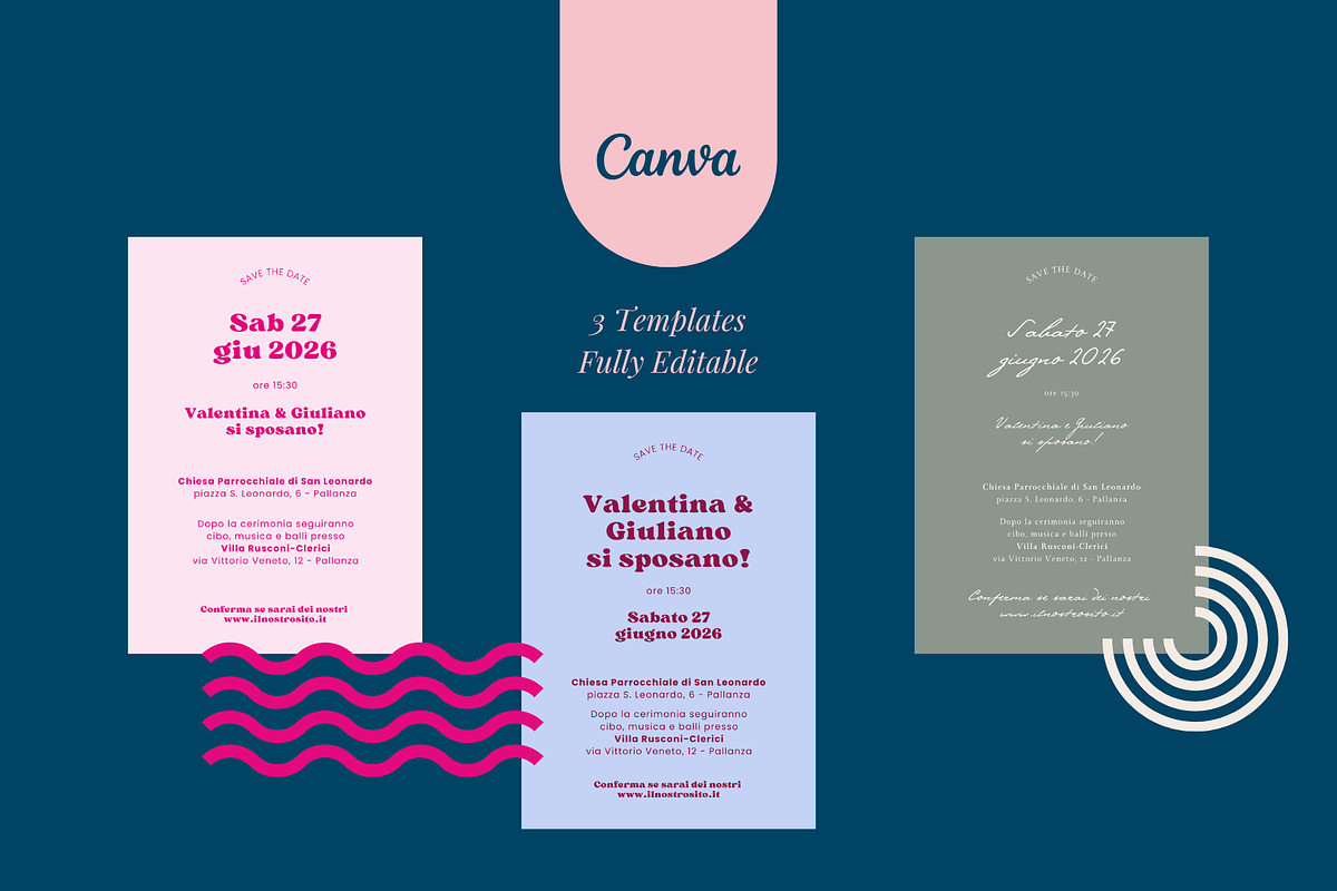 TOULOUSE - Bold Wedding Invite, an Invitation Template by La(man)Sardina (Photo 1 of 3)