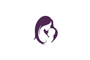 Mother & Child Logo, a Branding & Logo Template by Graphic_Maker_Bogura (Thumbnail 1 of 2)