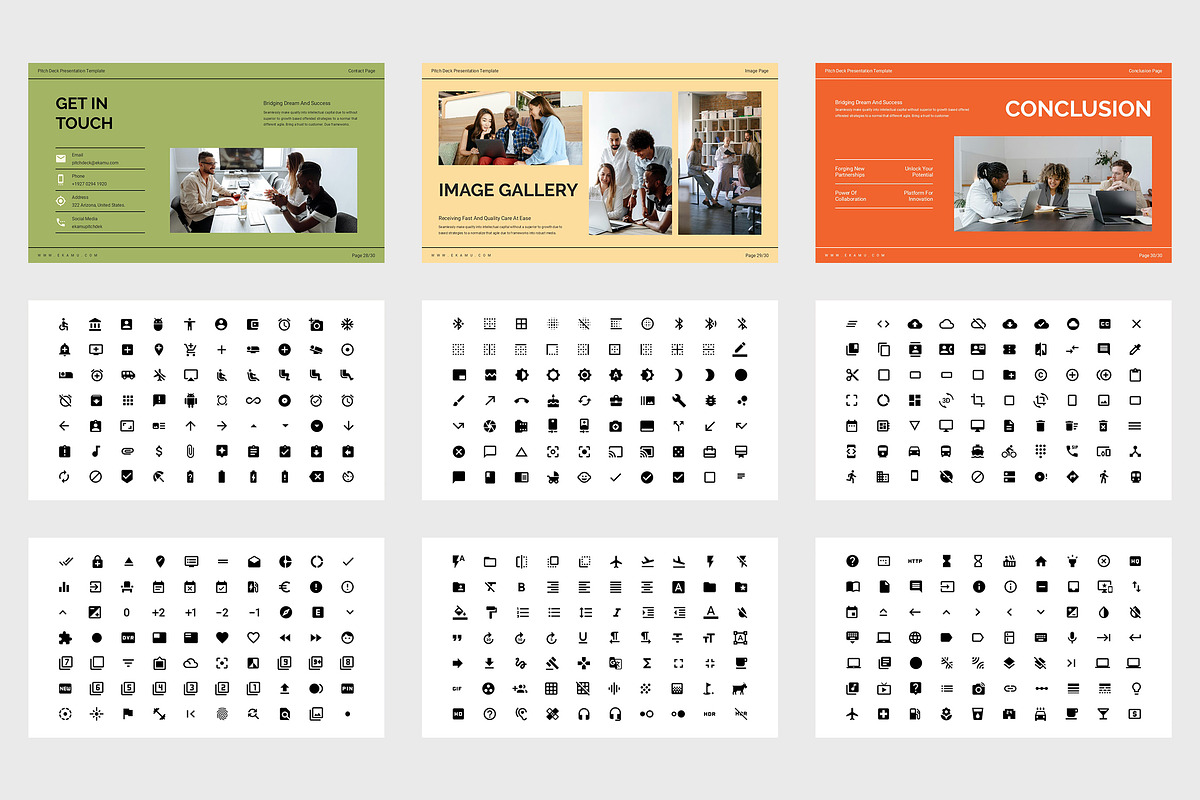Ekamu : Pitch Deck Google Slides, a Presentation Template by Punkl Camp (Photo 3 of 9)