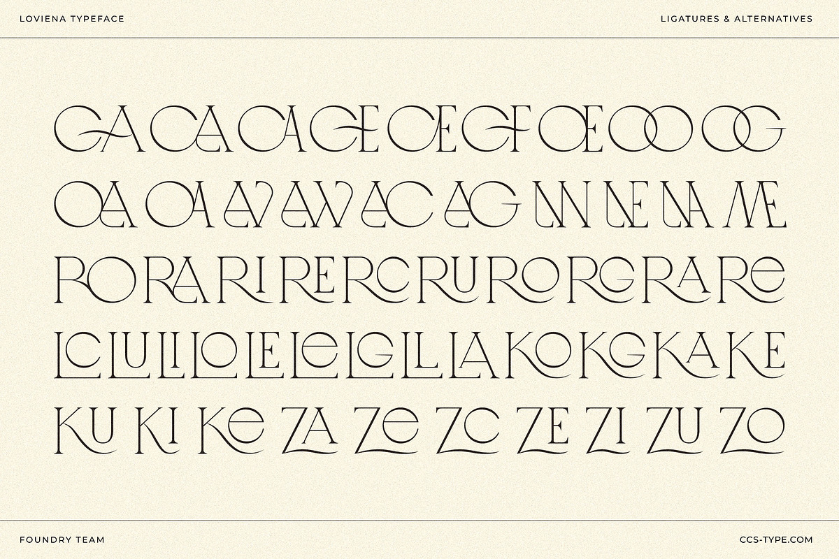 Loviena Rose - Stylish Serif, a Serif Font by CCS Type (Photo 25 of 25)