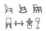 Bundles Set Floral Wedding Icons, an Outline Icon by adenpinkstore (Thumbnail 36 of 44)