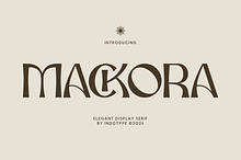 Mackora - Elegant Display Serif Font