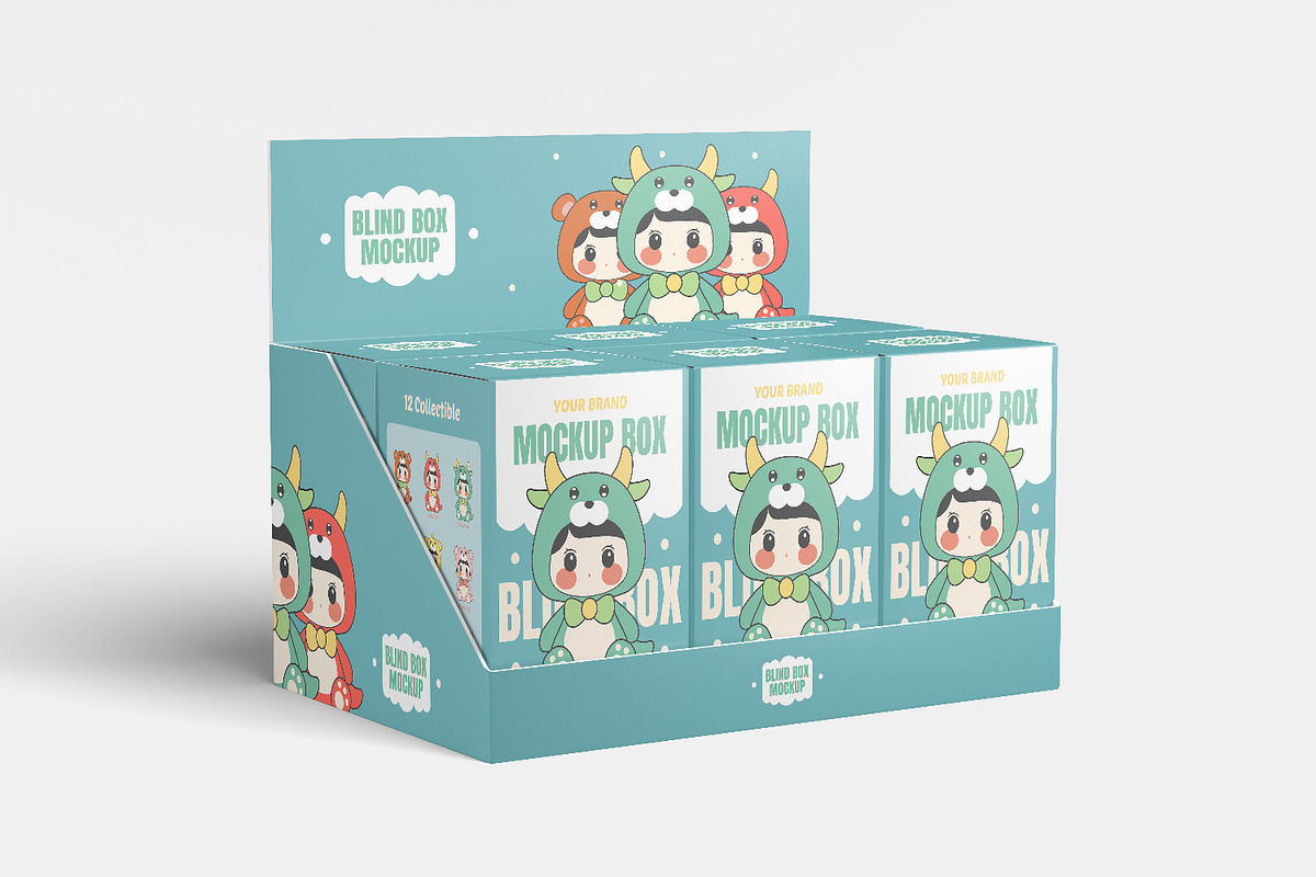 Blind Box Packaging Mockup | Creative Market