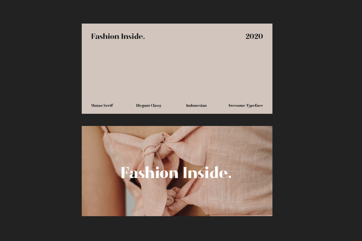 Mataö - Elegance Font Serif, a Font by Identy Studio (Photo 12 of 24)
