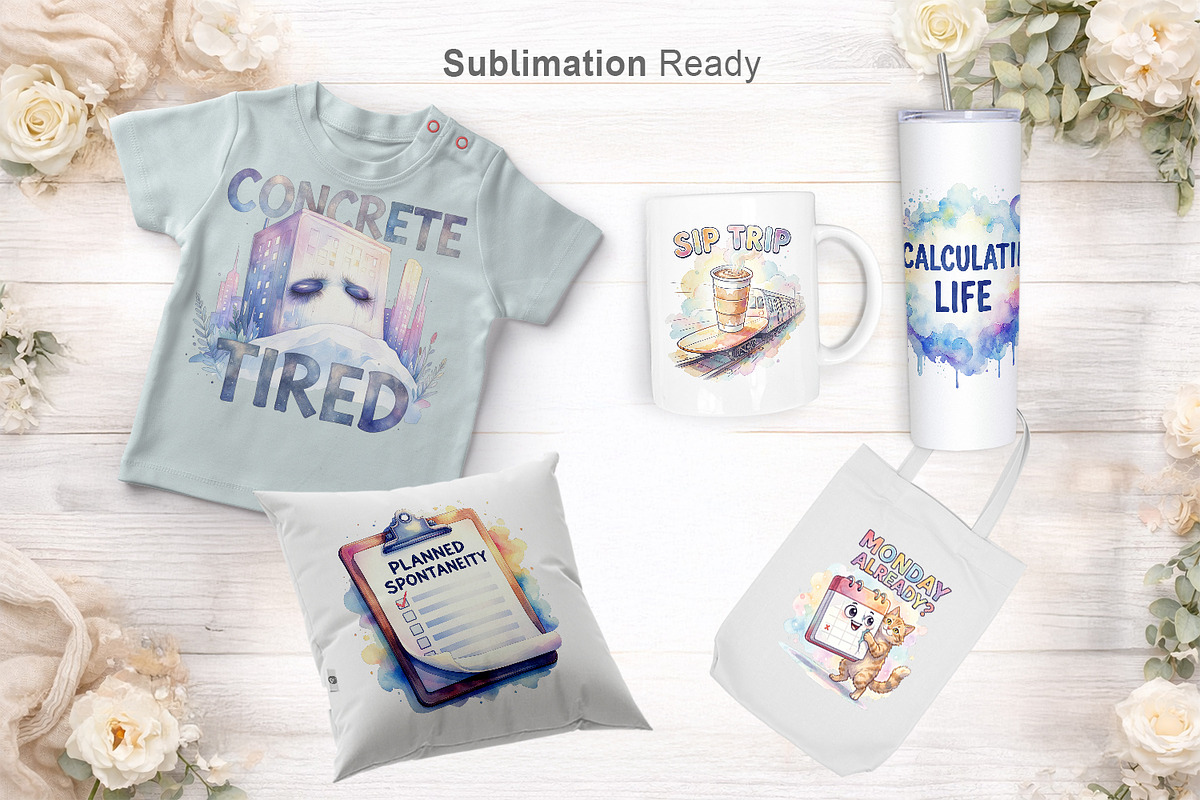 Funny Sarcastic Quote Sublimation, an Illustration by Artnoy (Photo 6 of 8)