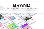 Brand - instagram Social Media, a Social Media Template by BlilDesign (Thumbnail 1 of 4)