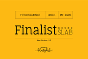 Finalist Round Slab, a Slab Serif Font by BULENT YUKSEL (Thumbnail 1 of 8)