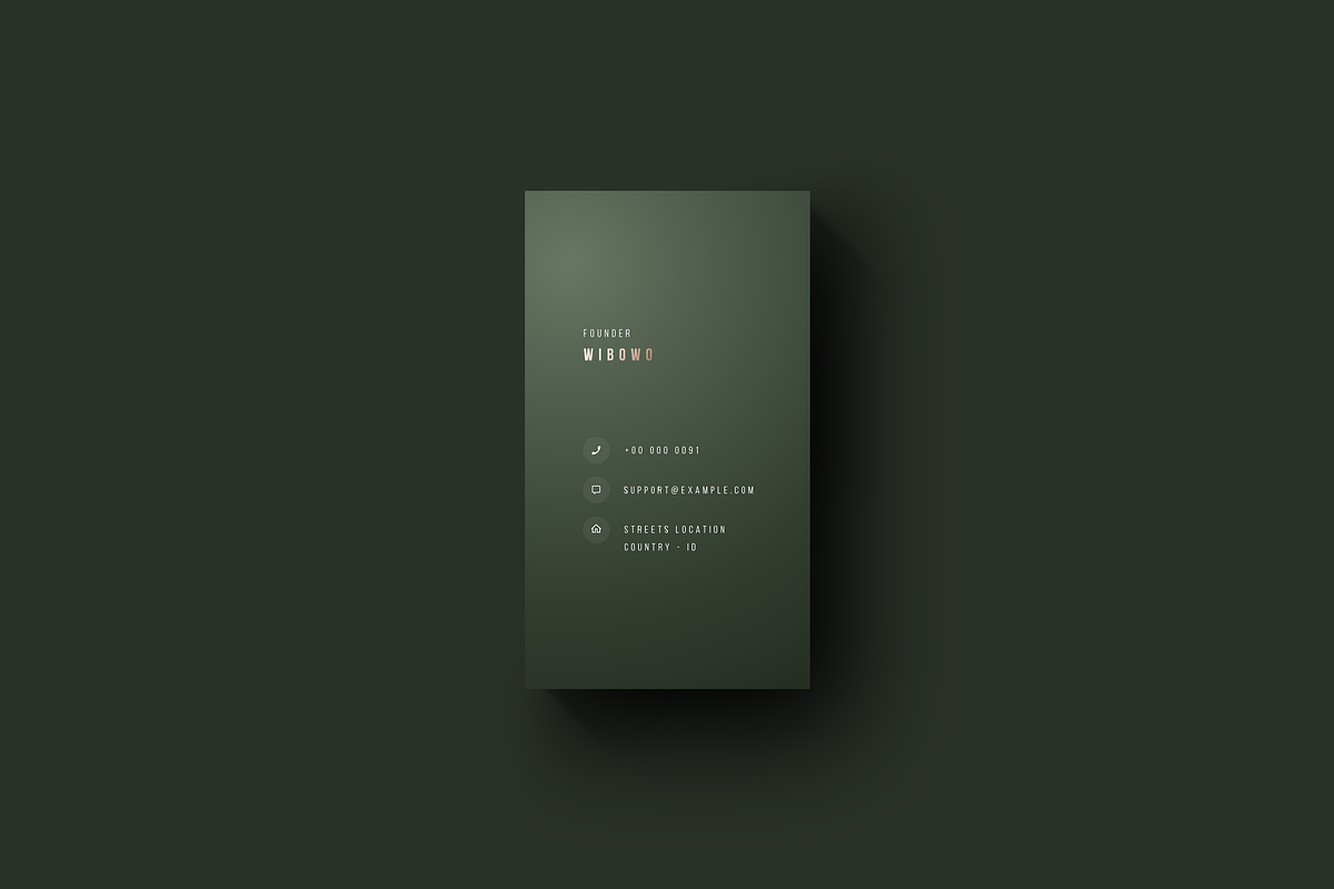 Garvade - Vertical Business Cards, a Business Card Template by Ctrl space studio (Photo 5 of 9)