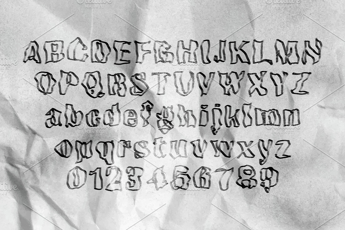 Spidol Telas | Hand Marker Font, a Handwritten Font by Nickhard (Photo 3 of 5)