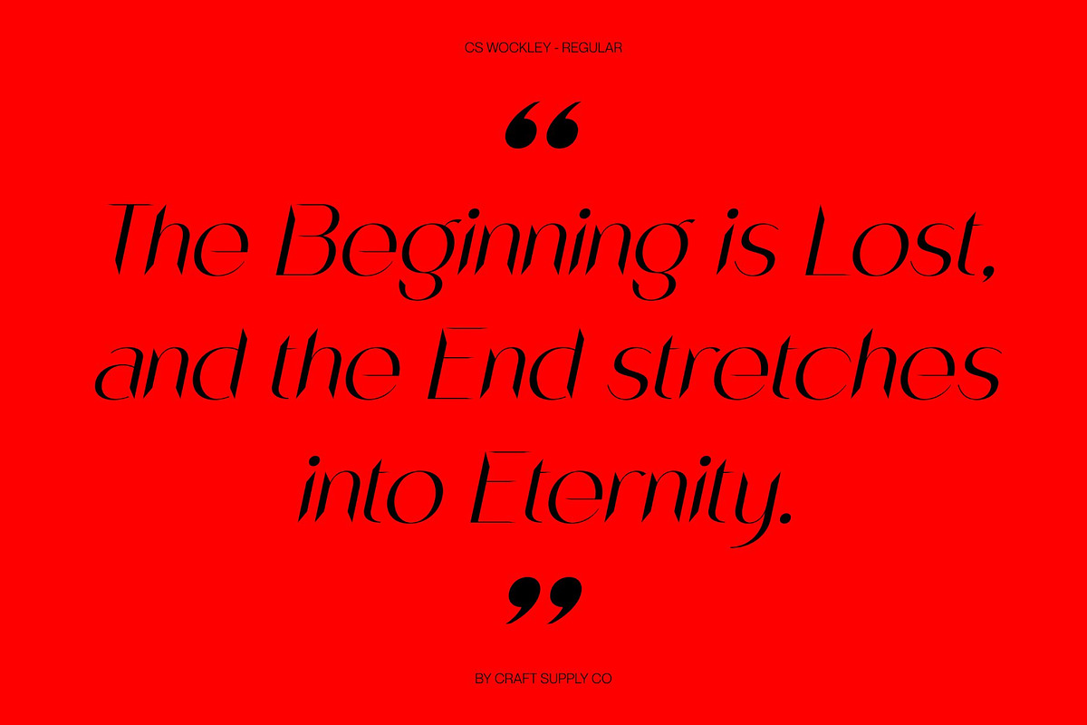 CS Wokley – Modern Sans Serif, a Sans Serif Font by Craft Supply Co. (Photo 4 of 8)