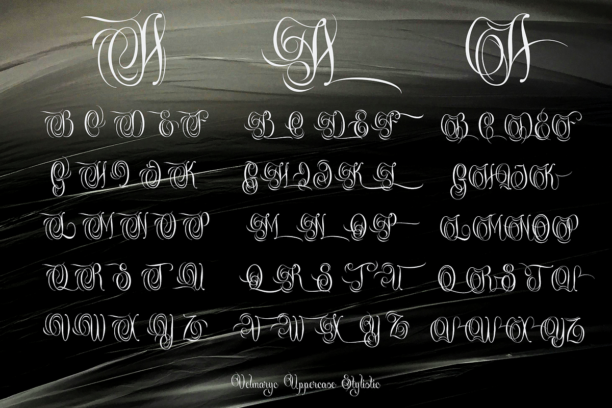 Velmaryc - Modern Calligraphy, a Script Font by TypeClassHeroes (Photo 5 of 11)