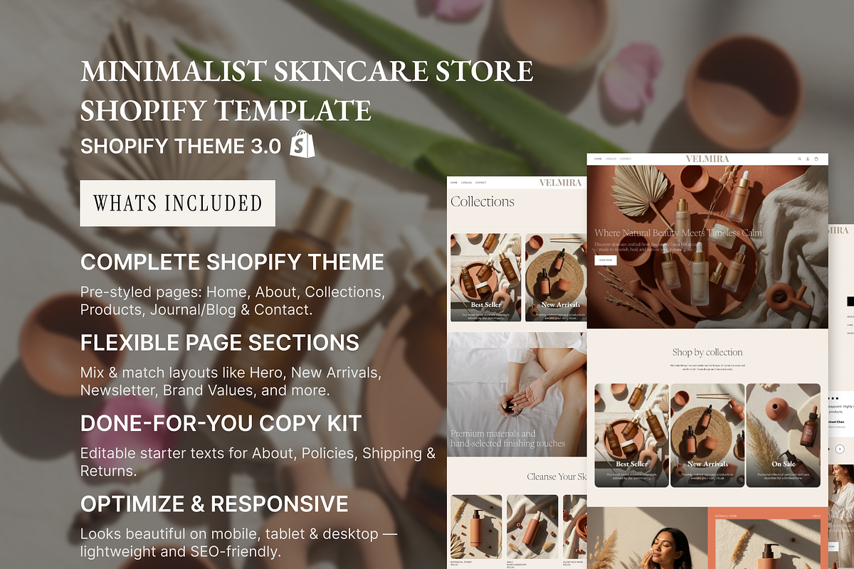 Velmira - Skincare Shopify 2.0 Theme, a Shopify Template by AtelierDuVow (Photo 10 of 10)