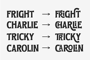 Spooky Memories - Halloween Font, a Serif Font by Keithzo (Thumbnail 5 of 9)