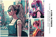 A Girl in Tokyo, a Person Illustration by Digital Art Creations (Thumbnail 4 of 8)