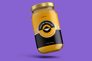 Pickle Sauce Honey Glass Jar Mockup, a Cups & Container Mockup by Digitalphaser (Thumbnail 7 of 8)