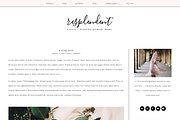 Resplendent Wordpress Theme, a WordPress Template by brave + beautiful designs (Thumbnail 4 of 6)