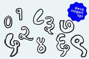Stencil Devanagari Font for Hindi an, a Handwritten Font by Fonts by Srishti (Thumbnail 6 of 7)