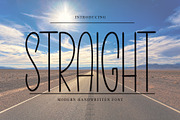 Straight, a Sans Serif Font by InermediaSTUDIO (Thumbnail 1 of 5)