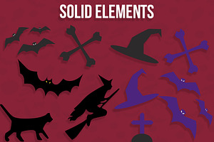 35 Halloween Vector Elements