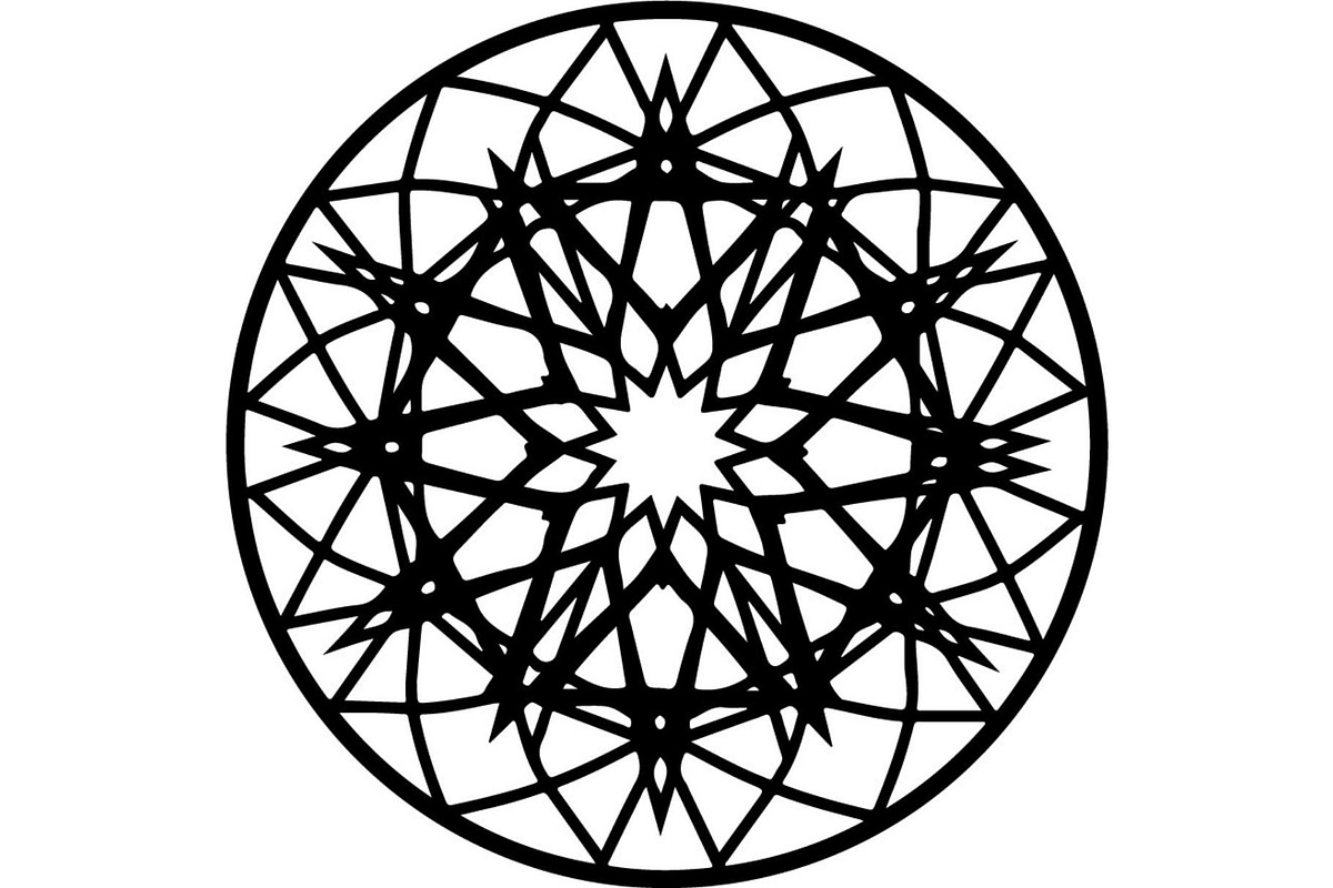 Abstract Geometric Mandala, an Object Graphic by Creativeshirt (Photo 8 of 17)